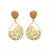 Nia Orange Drop Earrings