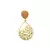 Nia Orange Drop Earrings