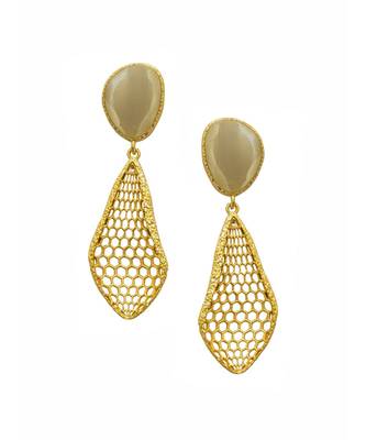 Sabi Gold Mesh Earrings 1