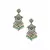 Silver & Blue Pearl Kundan Earrings