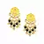 Kamal Yellow & Green Pearl Earrings