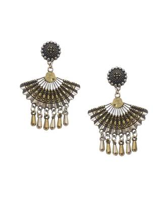 Sana Dual Tone Earrings 1