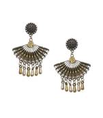 Sana Dual Tone Earrings