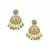Raina Mint Kundan & Pearl Earrings