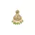 Raina Mint Kundan & Pearl Earrings