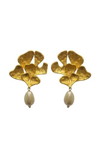 Savio Bloom Pearl Earrings