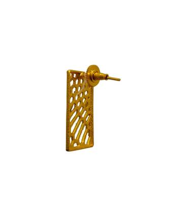 Clariet Gold Rectangle Studs 3