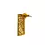 Clariet Gold Rectangle Studs