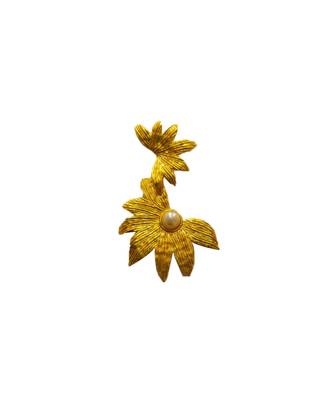 Melina Floret Gold Earrings 2