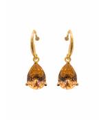 Carrie Amber Drop Earrings