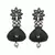 Silver Floral Kundan & Pearl Earrings