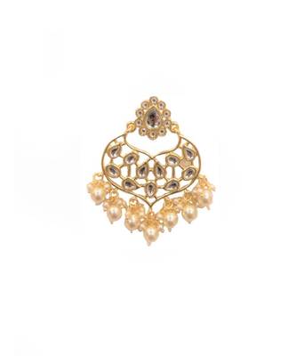 Nida Gold Kundan Maang Tikka 3