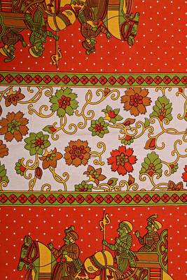 RADHA RANI FASHIONS 100% Cotton  Double Bedsheet with 2 Pillow Covers ( 93*108) 3