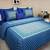 RADHA RANI FASHIONS 100% Cotton  Double Bedsheet with 2 Pillow Covers ( 93*108)