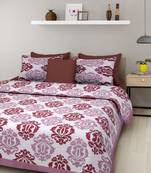 RADHA RANI FASHIONS 100% Cotton  Double Bedsheet with 2 Pillow Covers ( 93*108)