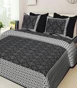 RADHA RANI FASHIONS 100% Cotton  Double Bedsheet with 2 Pillow Covers ( 93*108)