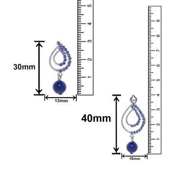Blue crystal necklaces 5