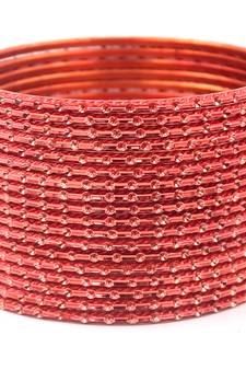 Orange bangles-and-bracelets