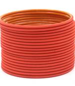 Orange bangles-and-bracelets