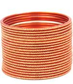 Orange bangles-and-bracelets