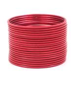 Red bangles-and-bracelets