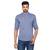 Blue woven pure cotton men-kurtas