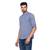 Blue woven pure cotton men-kurtas
