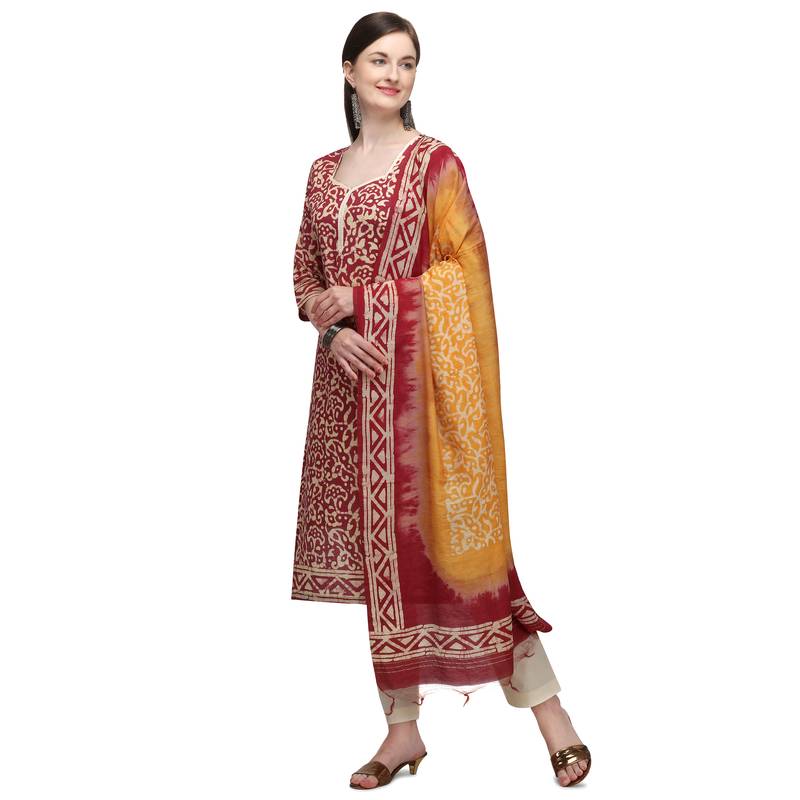 Iris-Soft Cotton Wex Batik Print Suits