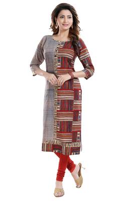 Multicolor printed cotton cotton-kurtis 4