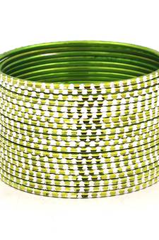 Green bangles-and-bracelets