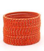 Orange bangles-and-bracelets