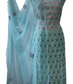 Soft Modal Sea Green Unstitched Suit