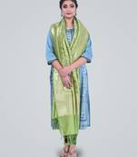 Banarasi Kataan Silk Floral Jaal Dupatta