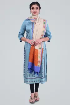 Banarasi Pure Munga Silk Meena Dupatta