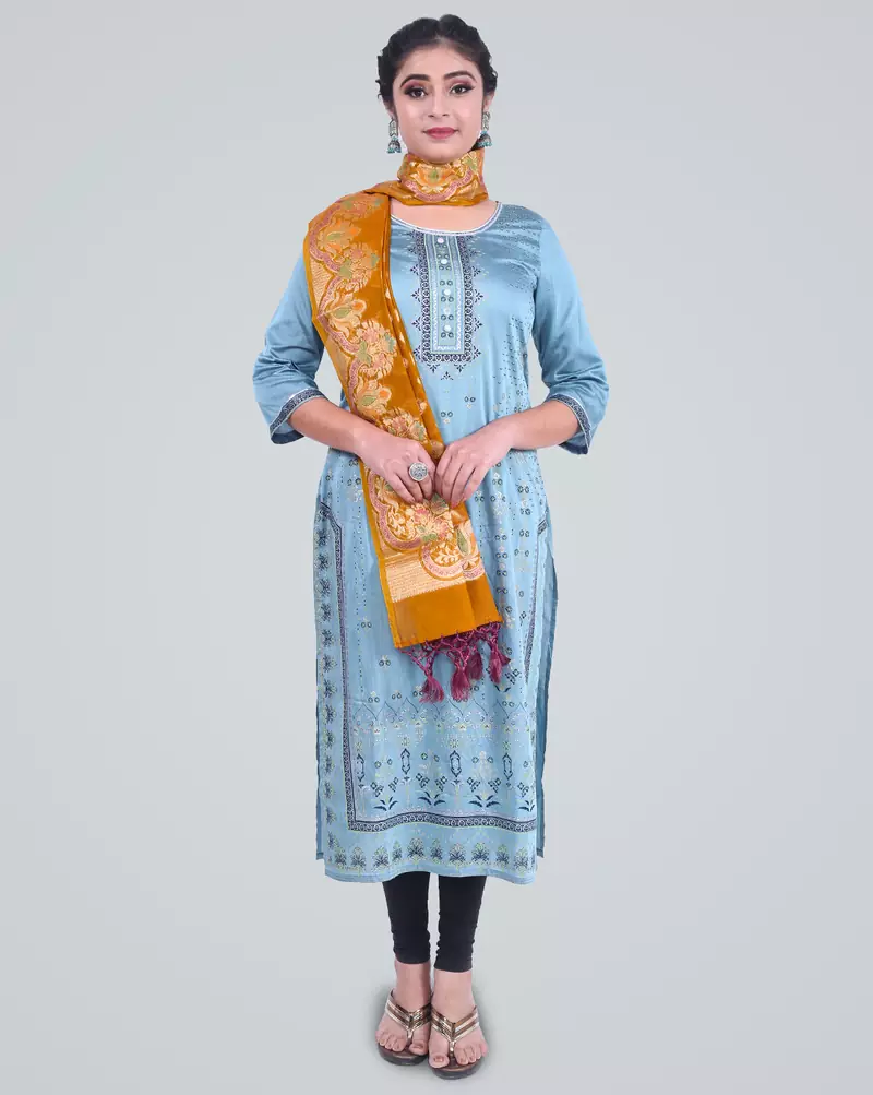 Banarasi Pure Chanderi Silk Meena Dupatta