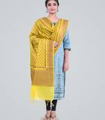 Banarasi Cotton Silk Zari Booti Dupatta