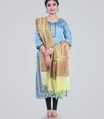 Banarasi Cotton Silk Zari Booti Dupatta