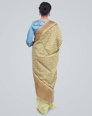 Banarasi Cotton Silk Zari Booti Dupatta 4