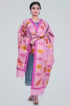 Banarasi Pure Munga Silk Meena Dupatta