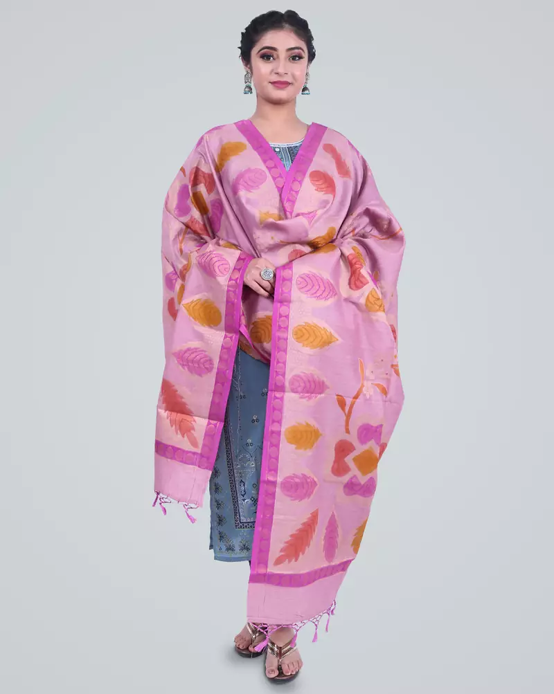 Banarasi Pure Munga Silk Meena Dupatta