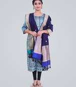 Banarasi Pure Kataan Silk Handwoven Dupatta