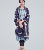 Banarasi Pure Chanderi Silk Zari Dupatta