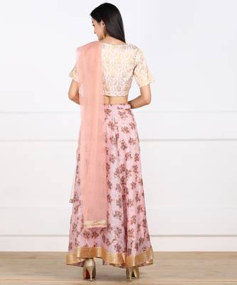 SWAGG INDIA Womens wear Baby Pink Color Lehanga choli 2
