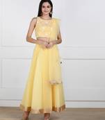 SWAGG INDIA Womens wear Yellow Color Lehanga choli