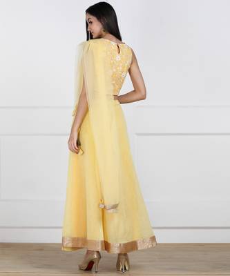 SWAGG INDIA Womens wear Yellow Color Lehanga choli 2