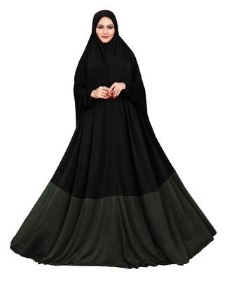 JSDC Umbrella Long Flairs Style Hosiery Lycra Women Abaya Burkha Burqa 2
