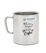 Coconut Stainless Steel Double Walled Josh Matt Coffee Mug -Capacity - 300ML - 1 Unit