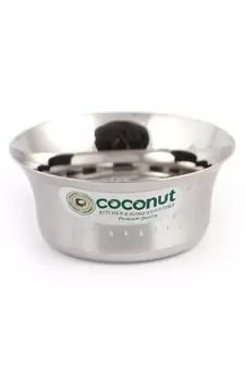 Coconut Stainless Steel Shower Pari Bowl/Vati/Katori- C23 - Set of 6- Capacity Each Bowl  100ML