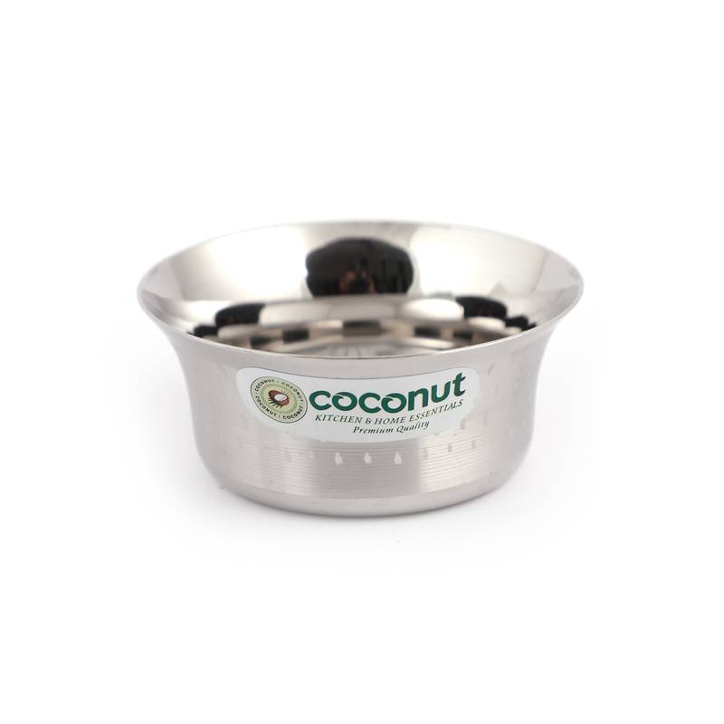 Coconut Stainless Steel Shower Pari Bowl/Vati/Katori- C23 - Set of 6- Capacity Each Bowl  100ML