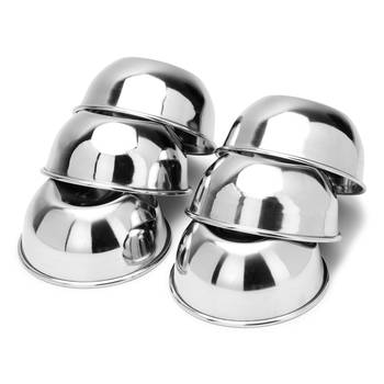 Coconut Stainless Steel Cute  Bowl/Vati/Katori- C31 - Set of 6- Capacity Each Bowl 150ML 2